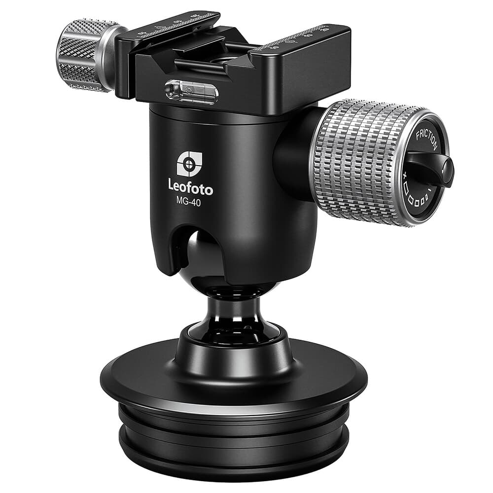 Leofoto MAB-75G Rifle Rapid-Lock Ball Head w/MG-40 & 75mm Bowl Adapter MAB-75G-WITH-MG-40-HEAD
