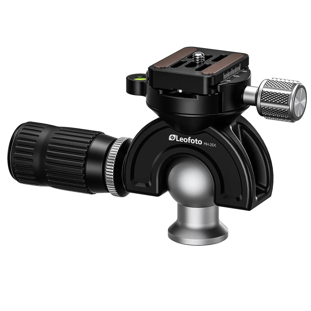 Leofoto MH-35X-Arca 28mm Full Dynamic Ball Head w/Rosette, 3/8&quot; Mounting Socket &amp; Handlebar Control MH-35X-ARCA