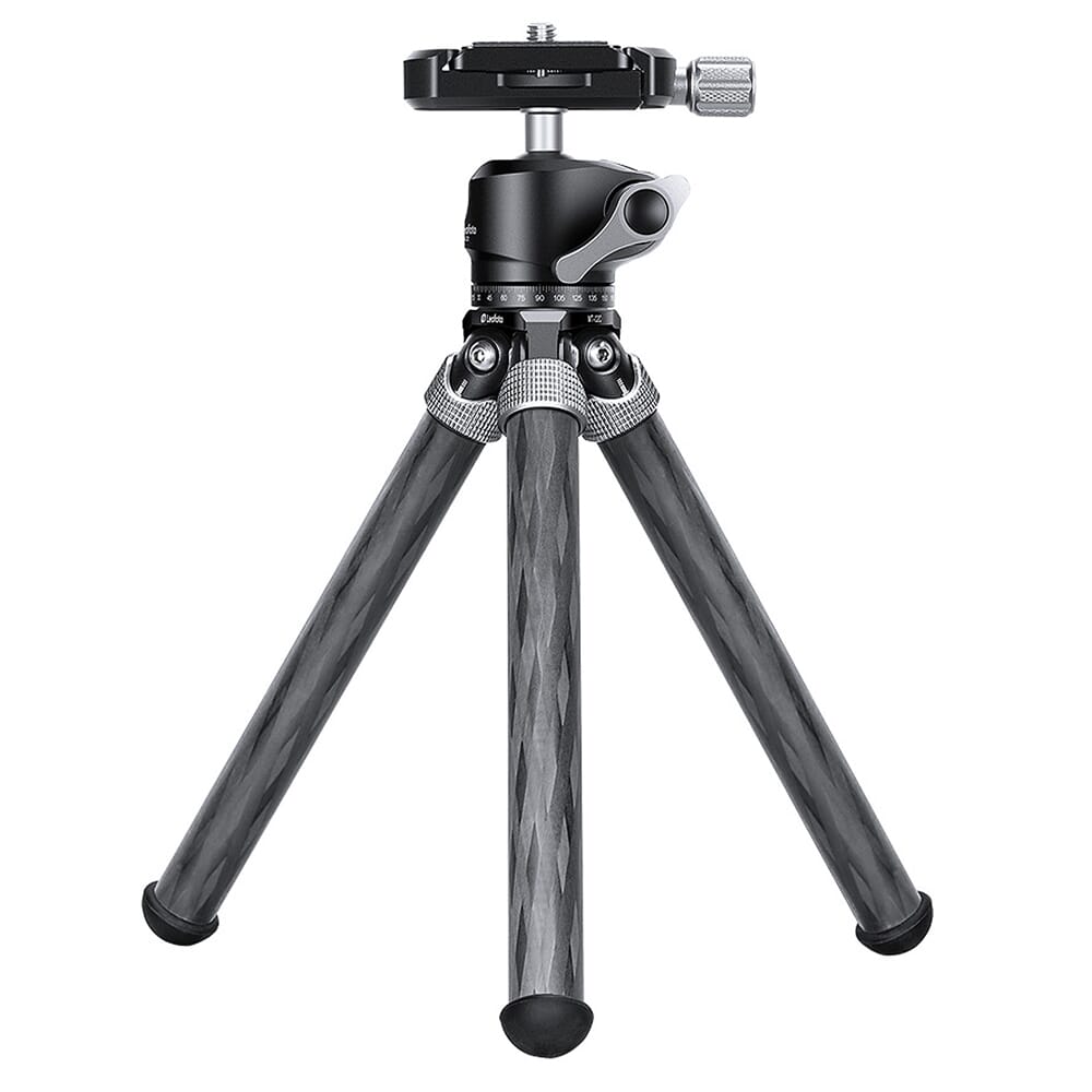 Leofoto Mini Traveler Black Tabletop Tripod w/Ball Head Kit MT-02C-LH-22-BLACK