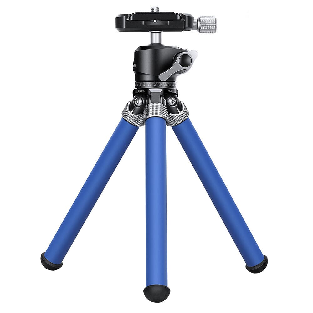 Leofoto Mini Traveler Blue Tabletop Tripod w/Ball Head Kit MT-02C-LH-22-BLUE