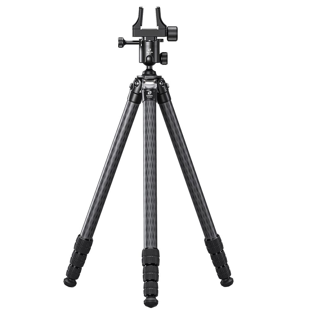 Leofoto SA Series SA-324CL Tapered SOAR Rifle Tripod w/MK-40 40mm Ball Head & GS-3 Tapered SOAR Rifle Clamp Set SA-324CL-MK-40-GS-3