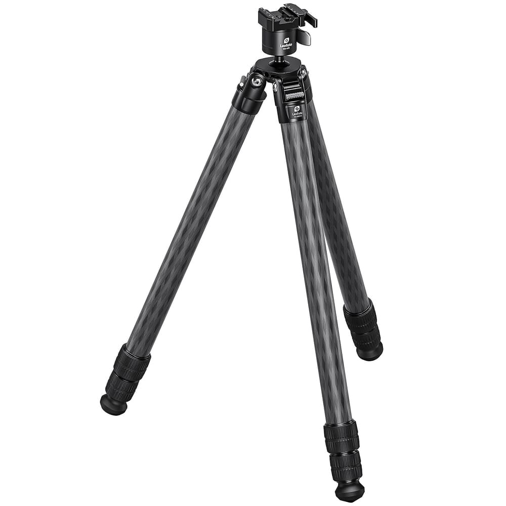 Leofoto SA-X SA-363CX Long Tripod w/Rosette, 3/8&quot; Mounting Stud &amp; MA-40X Lever-Release Rapid Lock Ball Head SA-363CX-MA-40X-ARCA