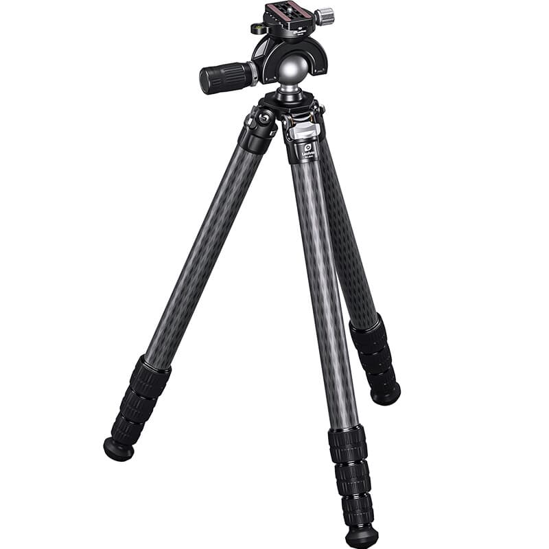 Leofoto SA Series SA-364C Tapered SOAR Rifle Tripod w/MH-50S Panning Ball Head Set (Max Load: 44lb) SA-364C-MH-50S