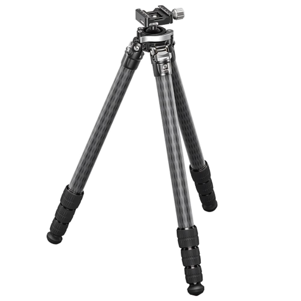 Leofoto ST Series ST-324C(K) Carbon Fiber Rifle Tripod w/Built-in Lever Control Ball Head ST-324CK