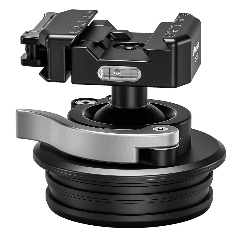Leofoto STB-75X Rapid Lever-Lock Rifle Ball Head w/75mm Systematic Adapter STB-75X-ARCA