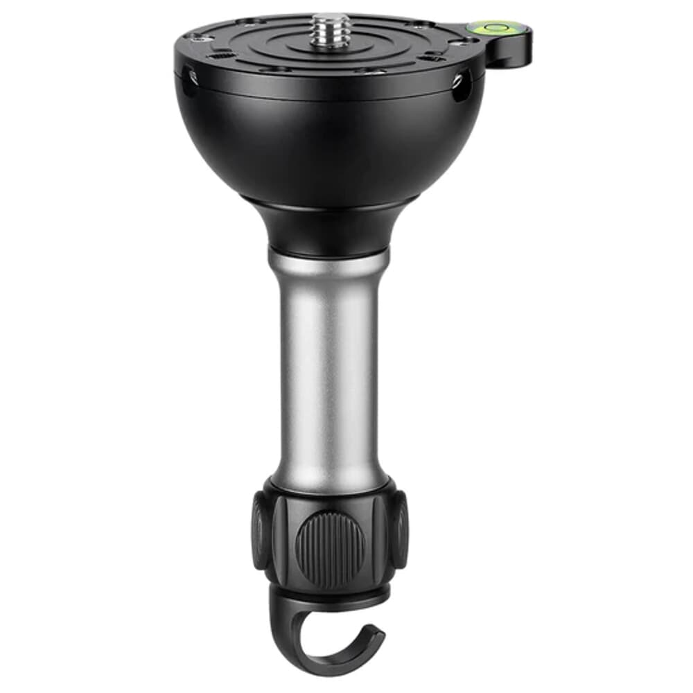 Leofoto 75mm Long Handle, 3/8&quot; Threaded Leveling Half-Ball Adapter YB-75LP