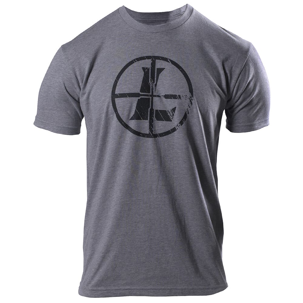 Leupold Distressed Reticle Tee Graphite Heather 17762