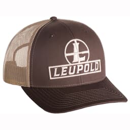 Leupold Reticle Trucker Hat Brown/Khaki 180424