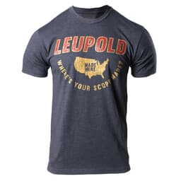 Leupold Made Here Tee Charcoal Heather Medium 180428