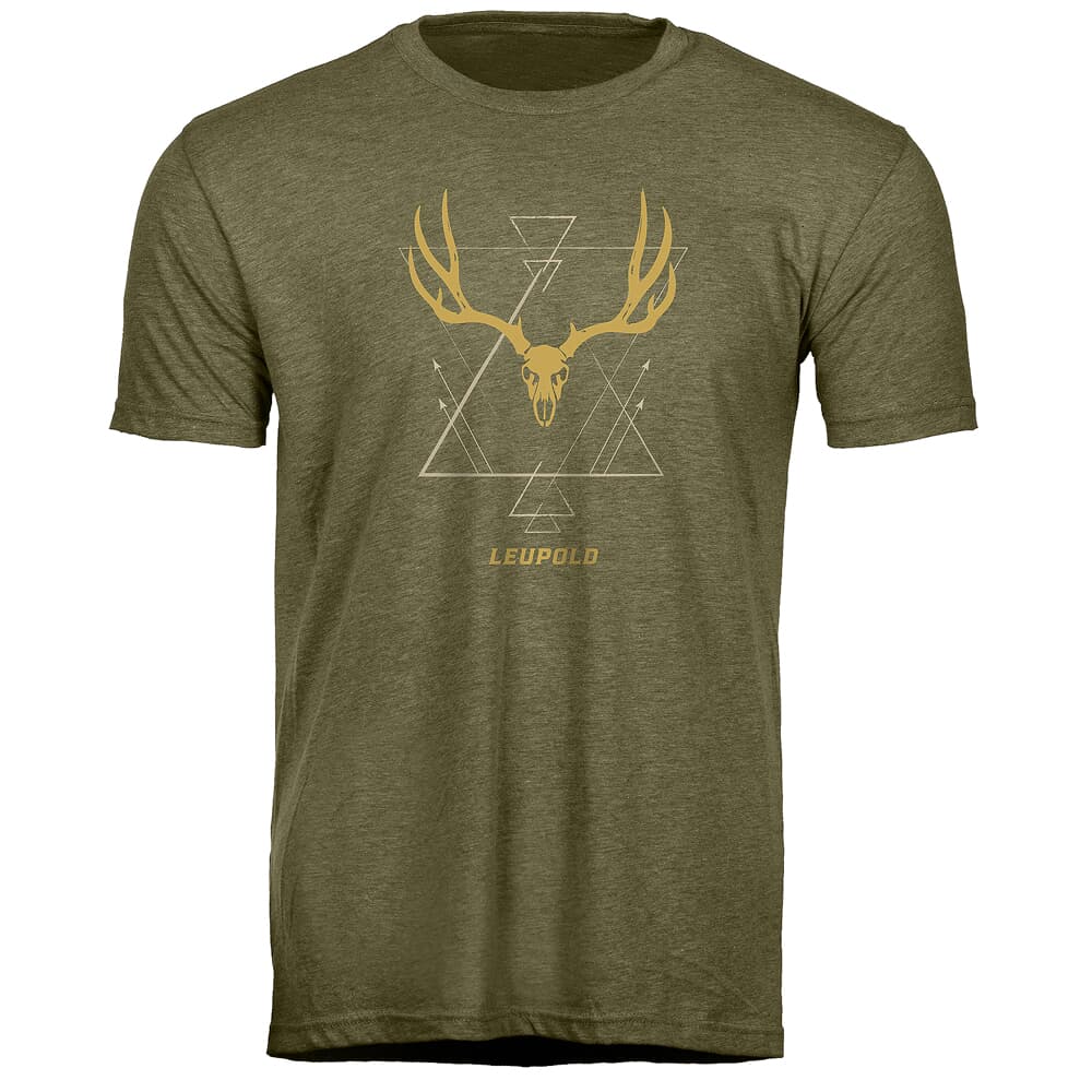 Leupold Buck Skull Tee Light Olive Medium 184158