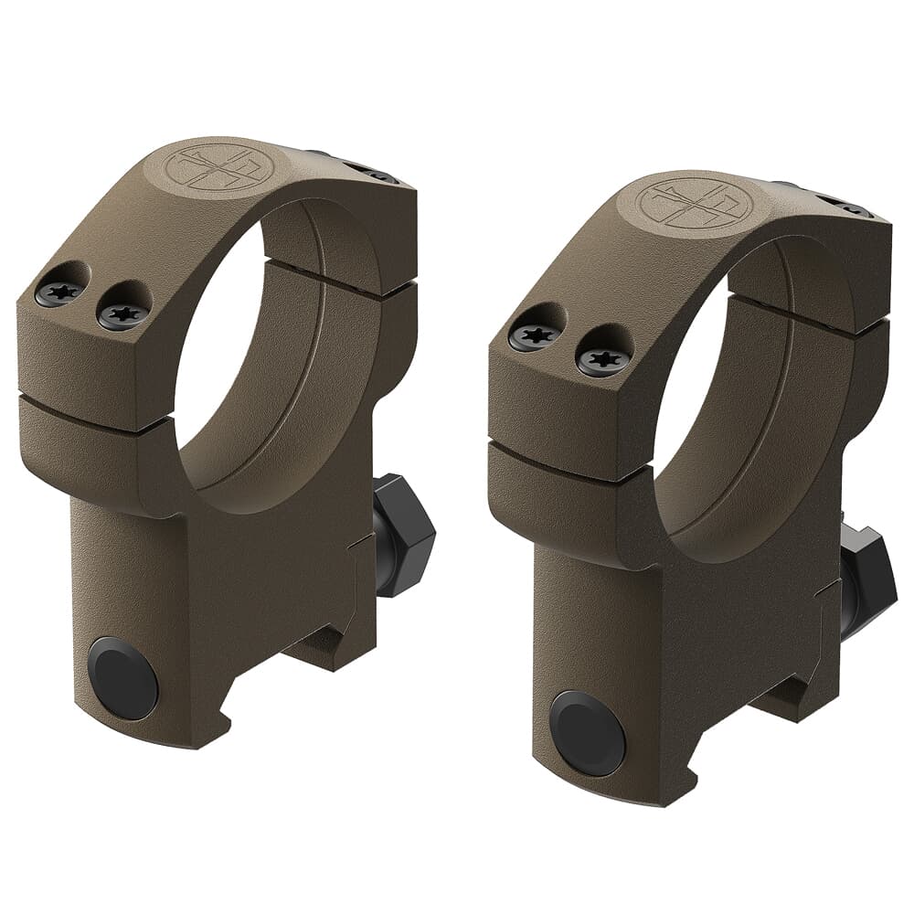 Leupold Mark 4 35mm Super High Aluminum FDE Scope Rings 185238