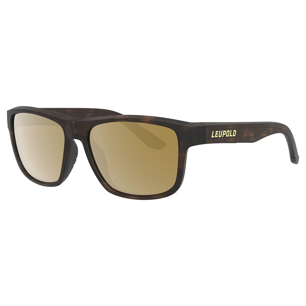 Leupold Katmai Matte Tortoise, Bronze Mirror Lens Performance Eyewear 179098