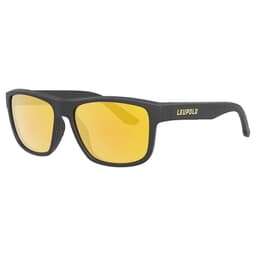 Leupold Katmai Matte Black, Orange Mirror Lens Performance Eyewear 179631