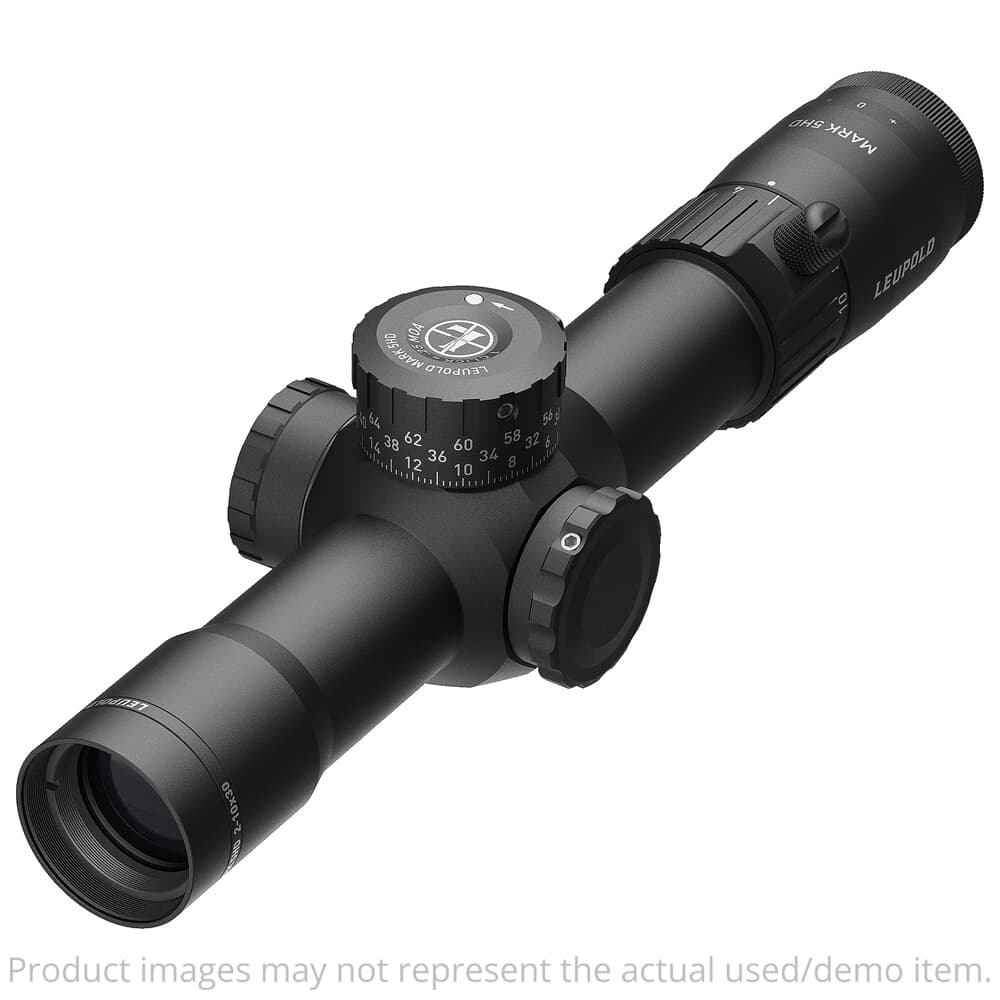 USED Leupold Mark 5HD 2-10x30mm (35mm) M1C3 Matte Front Focal PR-1MOA Riflescope 179704 - Ring Marks USED9170