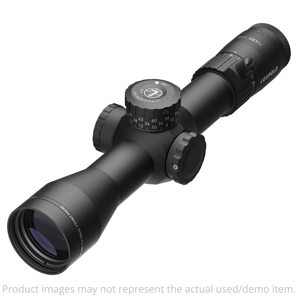 USED Leupold Mark 5HD 3.6-18x44mm (35mm) M1C3 FFP PR2-MOA Riflescope 182944 - Light Ring Marks USED8443