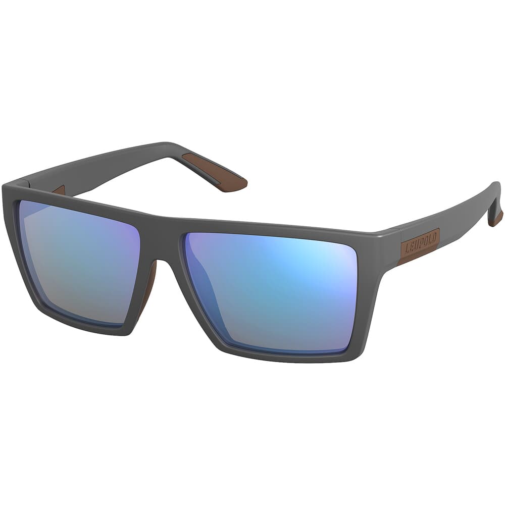 Leupold Refuge, Dark Gray, Emerald Mirror Lens Performance Eyewear 181279