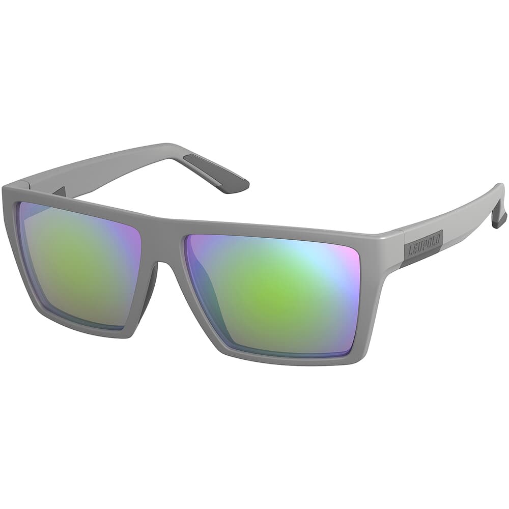 Leupold Refuge, Matte Gray, Blue Mirror Lens Performance Eyewear 181278