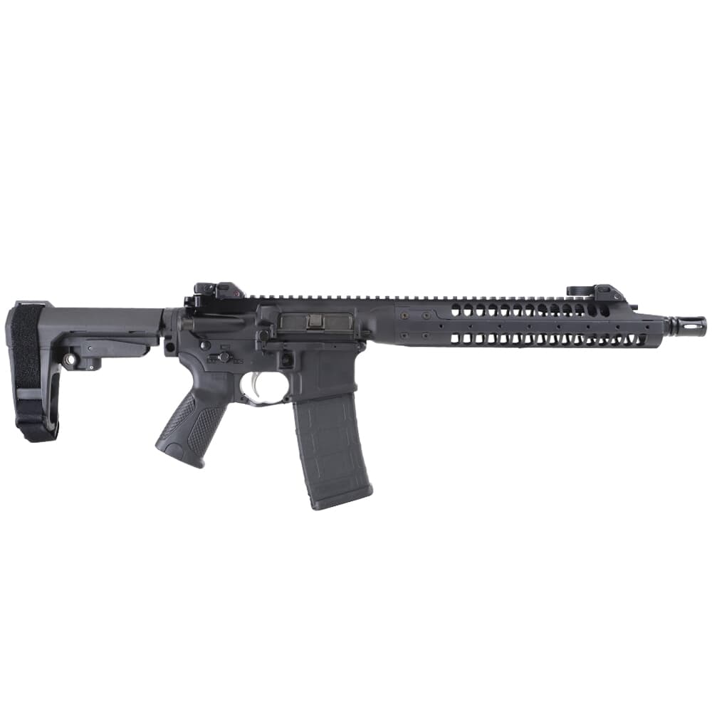LWRC IC-A5 5.56mm NATO 12.7" 1:7" 1/2x28 Bbl Black Pistol w/SBA3 Brace ICA5P5B12SBA3