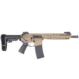 LWRC IC-A5 .300 Blackout 10.5" 1:7" 1/2x28 Bbl FDE Pistol w/SBA3 Brace ICA5P3CK10SBA3