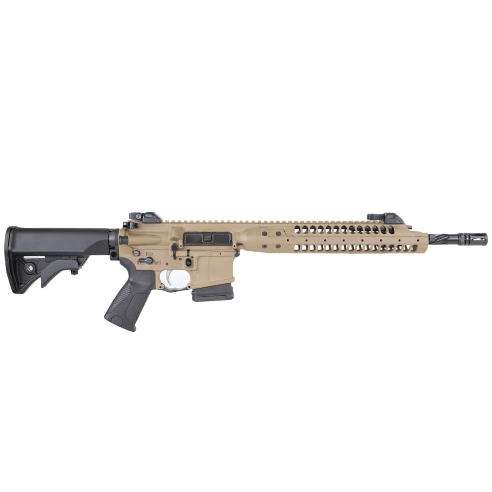 LWRC IC-A5 5.56mm NATO 14.7&quot; 1:7&quot; P&amp;W Bbl FDE CA Compliant Rifle ICA5R5CK14PCAC