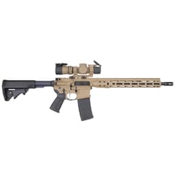 LWRC ICDI 13.19" M-LOK16" IR Tan Rifle with Vortex AMG 1-10x24 FFP EBR-9 Super Short Scope & Reptilia Mount (EuroOptic Exclusive)