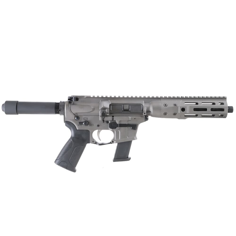 LWRC IC-9 9mm 8.5&quot; 1:10&quot; 1/2x28 Bbl Tungsten Grey Pistol ICP9TG8