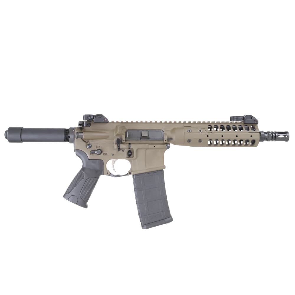 LWRC IC-PSD 5.56mm NATO 8.5&quot; 1:7&quot; 1/2x28 Bbl Patriot Brown Personal Security Detail Pistol ICPSDPR5PBC8