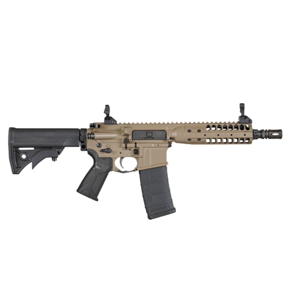 LWRC IC-PSD 5.56mm NATO 8.5" 1:7" 1/2x28 FDE Personal Security Detail Short Barreled Rifle (NFA) ICPSDR5CK8
