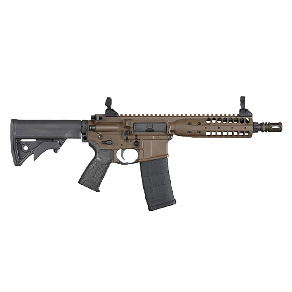 LWRC IC-PSD 5.56mm NATO 8.5&quot; 1:7&quot; 1/2x28 Patriot Brown Personal Security Detail Short Barreled Rifle (NFA) ICPSDR5PBC8