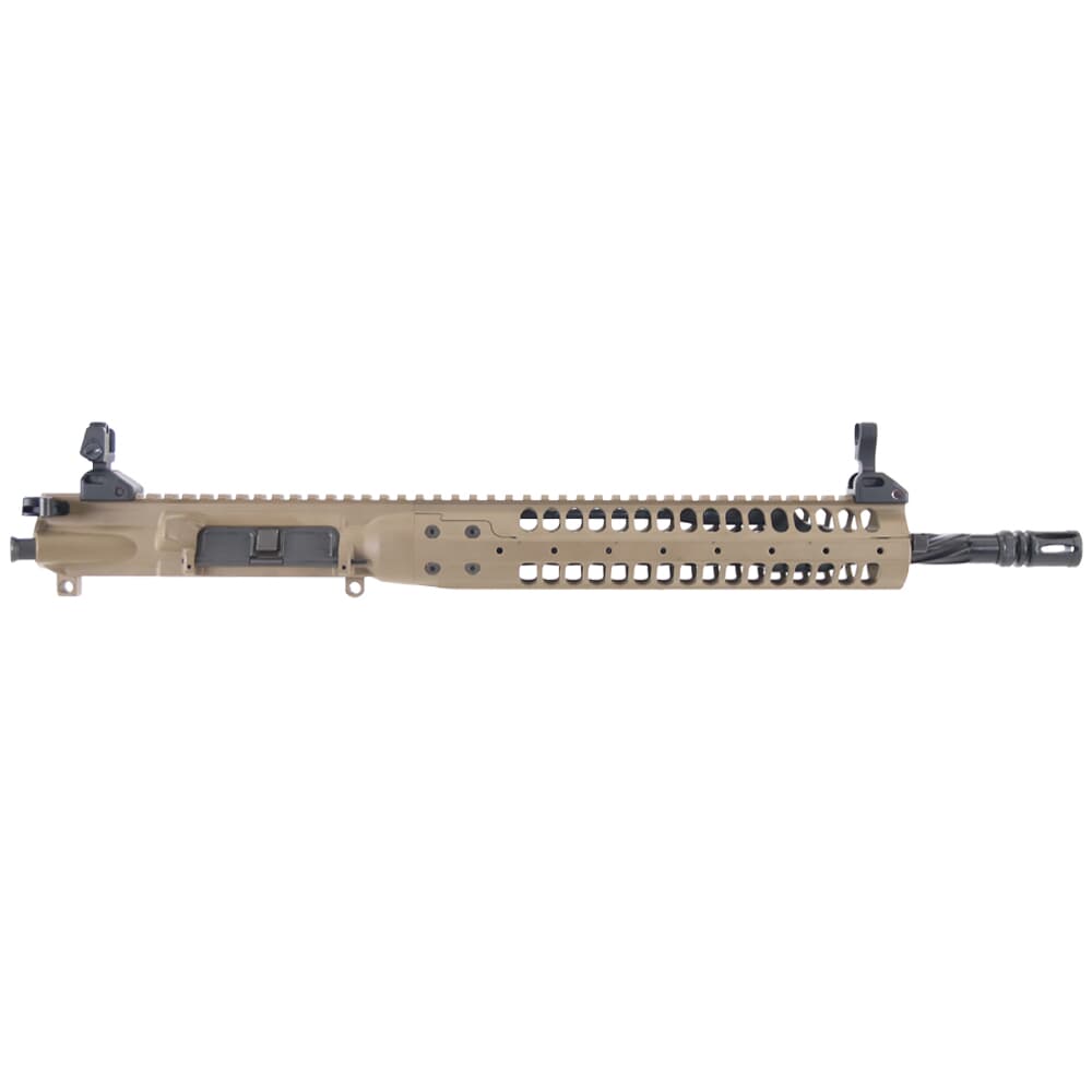 LWRC IC-SPR 5.56mm NATO 14.7&quot; 1:7&quot; P&amp;W Bbl FDE Complete Upper Receiver ICU5CK14PSPR