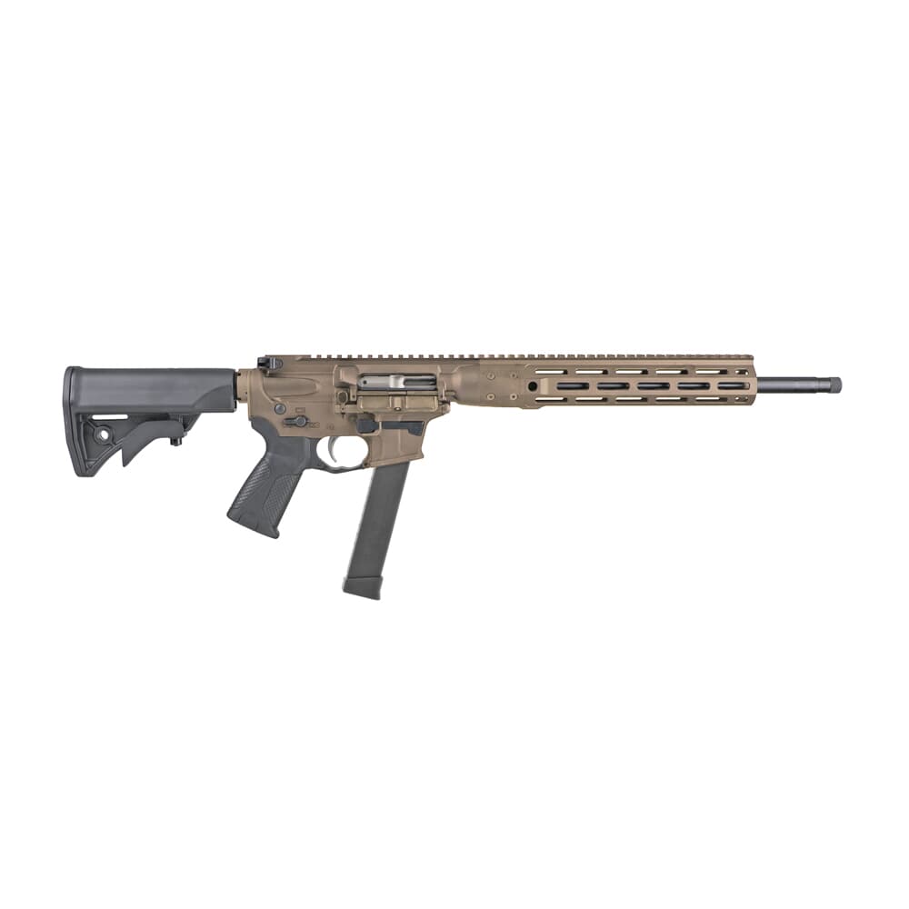 LWRC IC-9 9mm 16&quot; 1/10 1/2x28 Flat Dark Earth CA Compliant Carbine ICR9CK16CAC