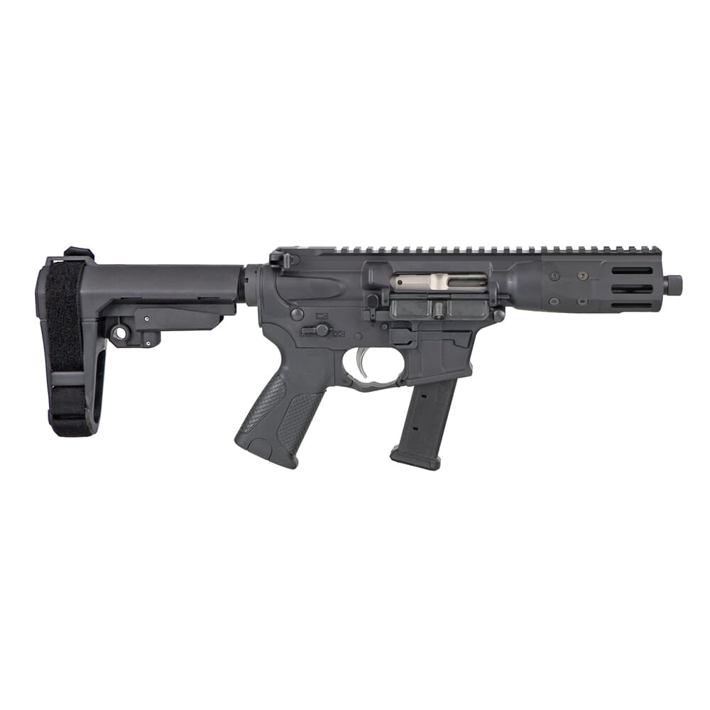 LWRC IC-9 9mm 5.6" 1/10 1/2x28 Black Pistol w/SBA3 Brace ICP9B5KSBA3