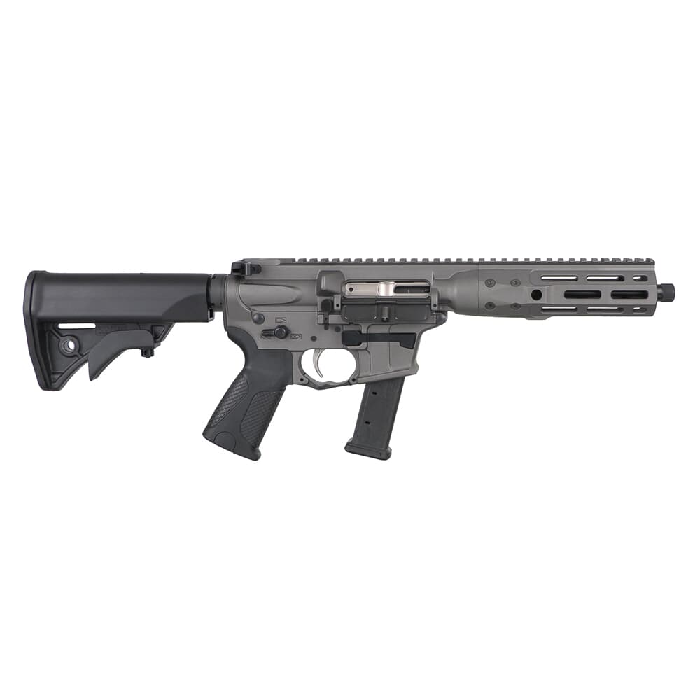 LWRC IC-9 9mm 5.6" 1:10" 1/2x28 Grey Short Barreled Rifle (NFA) ICR9TG5KS