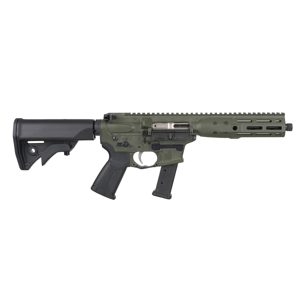 LWRC IC-9 9mm 5.6&quot; 1:10&quot; 1/2x28 OD Green Short Barreled Rifle (NFA) ICR9ODG5KS