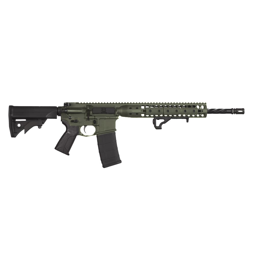 LWRC ICDI 5.56mm 16&quot; 1/7&quot; 1/2x28 TPI OD Green Discovery Impingement Discovery ICDIR5ODG16E