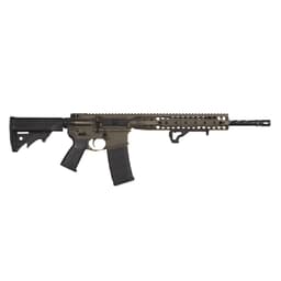 LWRC ICDI 5.56mm 16" 1/7" 1/2x28 TPI Patriot Brown Impingement Discovery ICDIR5PBC16E