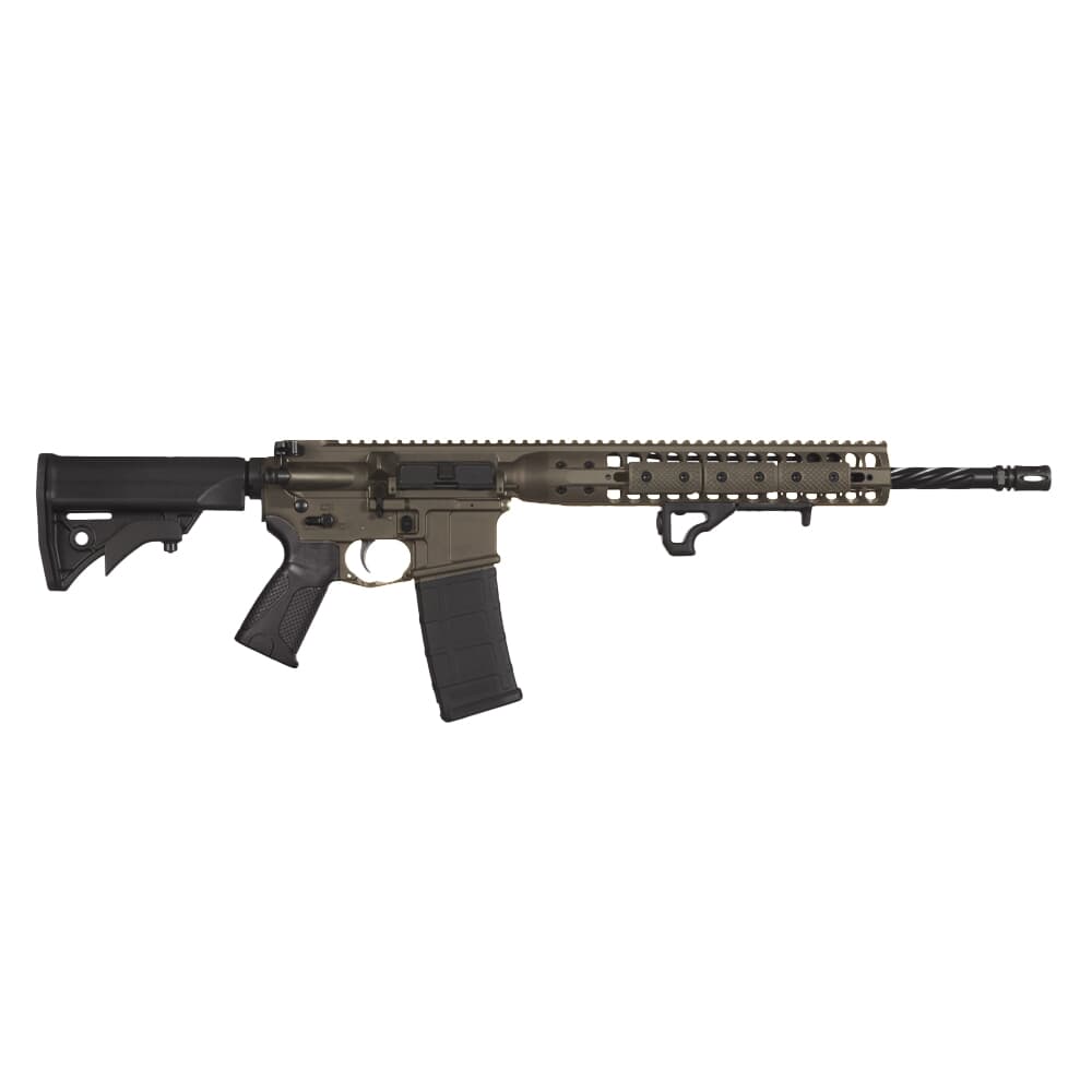 LWRC ICDI 5.56mm 16&quot; 1/7&quot; 1/2x28 TPI Patriot Brown Impingement Discovery ICDIR5PBC16E