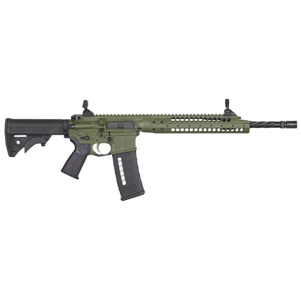 LWRC SIX8-A5 6.8 SPC 16.1&quot; 1:10&quot; 5/8x24 Bbl OD Green CA Compliant Rifle SIX8A5RODG16CAC