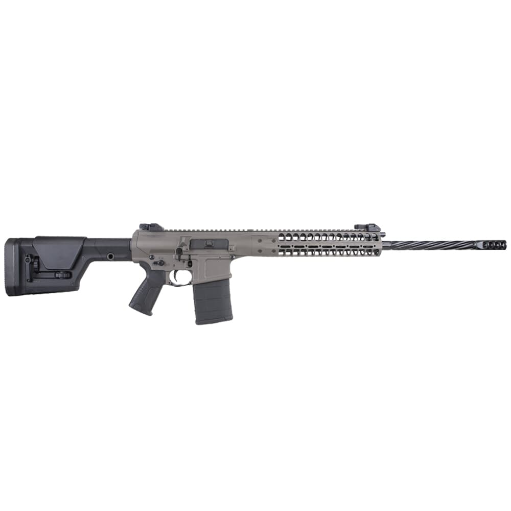 LWRC REPR MKII 6.5 Creedmoor 22&quot; 1:8&quot; 5/8x24 Spiral Fluted Bbl Tungsten Grey Side Charge Rifle REPRMKIIR6.5TGF22SC