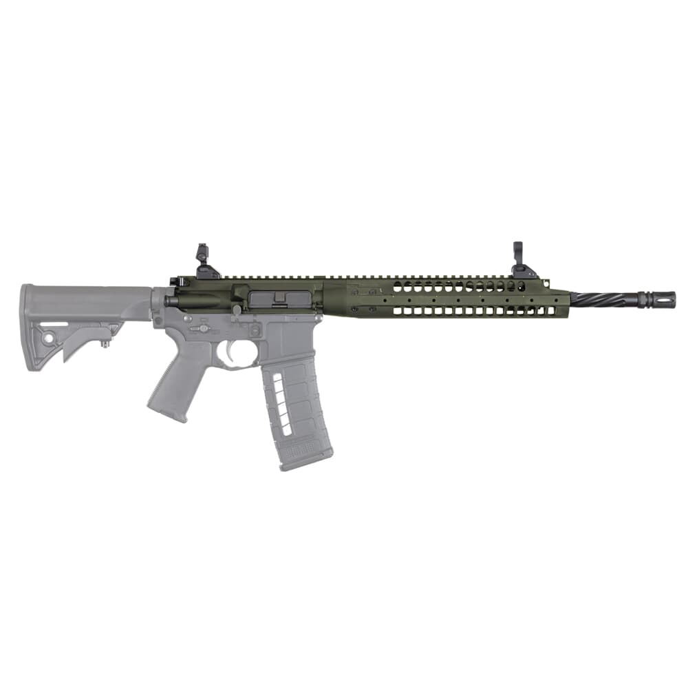 LWRC SIX8 A5 6.8 SPC 16.1" 1:10" 5/8x24 Bbl OD Green Complete Upper Receiver SIX8A5UODG16