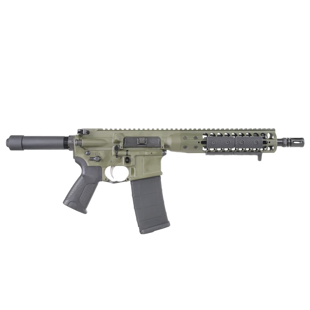 LWRC ICDI Direct Impingement 5.56mm NATO 10.5&quot; 1:7&quot; 1/2x28 Bbl OD Green Pistol ICDIP5ODG10