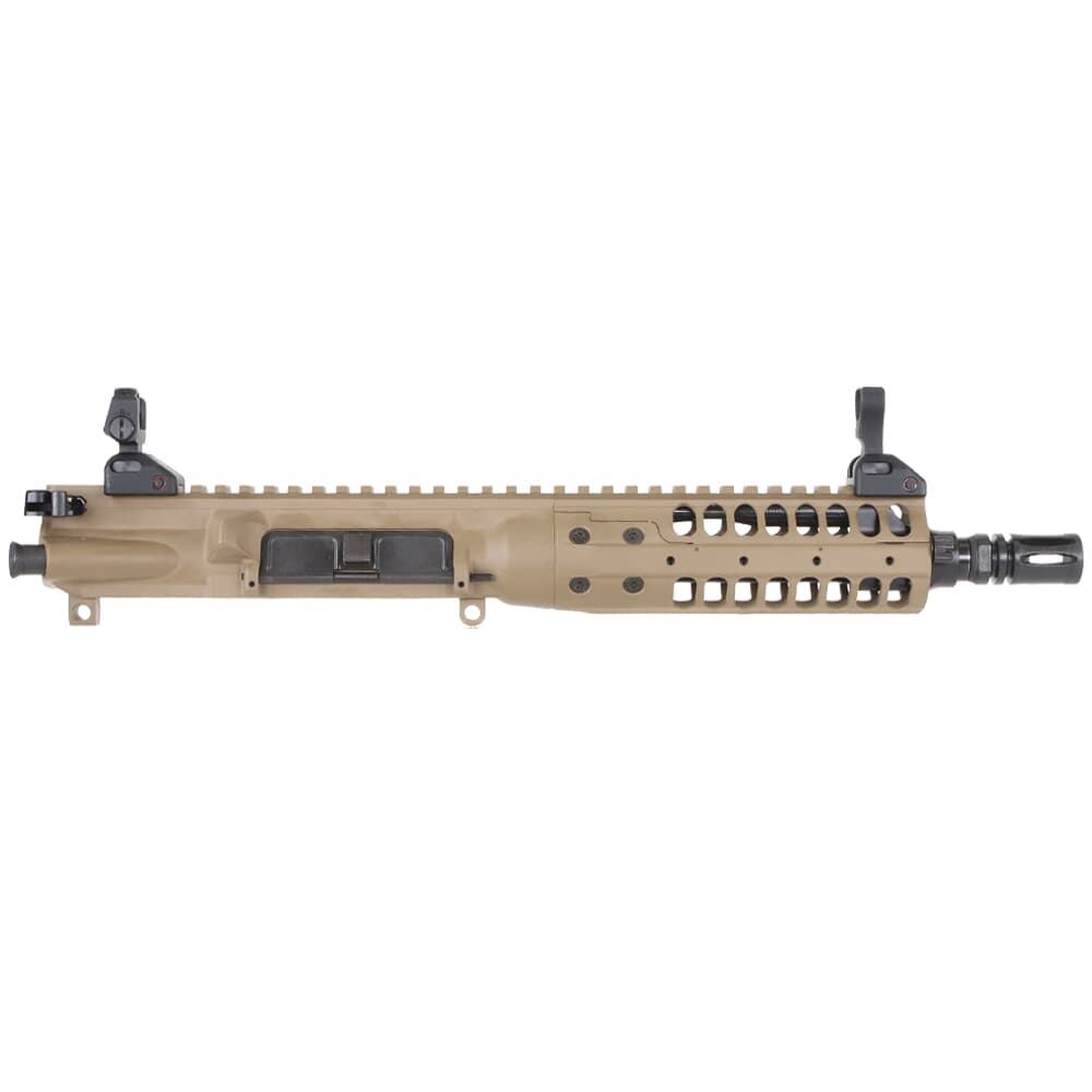 LWRC IC-PSD 5.56mm NATO 8.5&quot; 1:7&quot; 1/2x28 Bbl FDE Personal Security Detail Complete Upper Receiver ICPSDU5CK8