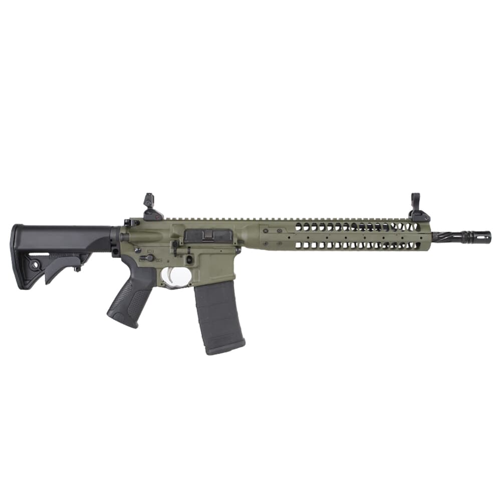 LWRC IC-SPR 5.56mm NATO 14.7&quot; 1:7&quot; P&amp;W Bbl OD Green Special Purpose Rifle ICR5ODG14PSPR