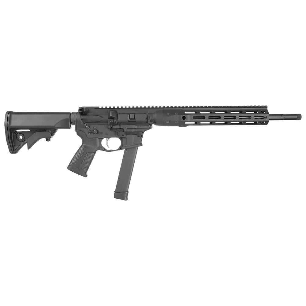 LWRC IC-9 Carbine 9mm 16" 1:10" 1/2x28 Bbl Black Rifle ICR9B16