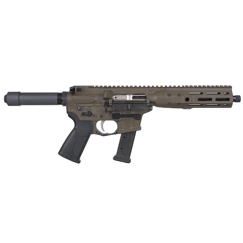 LWRC IC-9 9mm 8.5&quot; 1:10&quot; 1/2x28 Bbl Patriot Brown Pistol ICP9PBC8