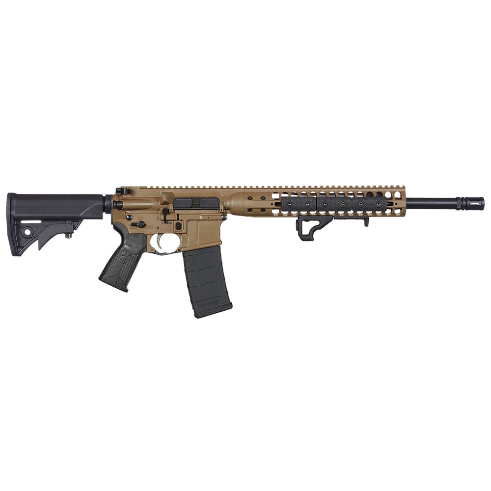 LWRC ICDI Direct Impingement .300 Blackout 16.1&quot; 1:7&quot; 5/8x24 Bbl FDE Rifle ICDIR3CK16