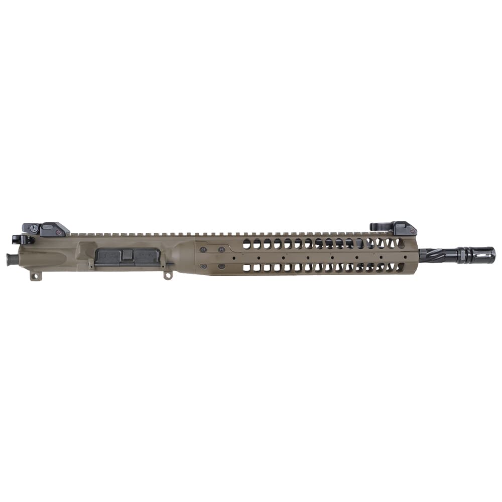 LWRC IC-SPR 5.56mm NATO 14.7&quot; 1:7&quot; P&amp;W Bbl Patriot Brown Complete Upper Receiver ICU5PBC14PSPR