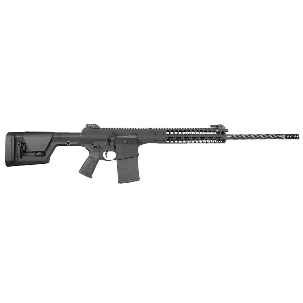 LWRC REPR MKII 6.5 Creedmoor 22&quot; 1:8&quot; 5/8x24 Spiral Fluted Bbl Black Side Charge Rifle REPRMKIIR6.5BF22SC