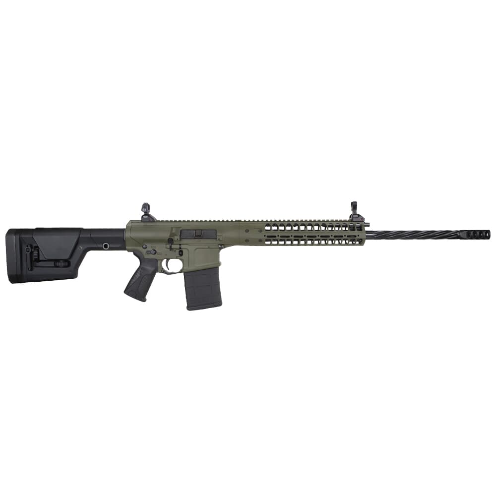 LWRC REPR MKII 6.5 Creedmoor 22&quot; 1:8&quot; 5/8x24 Spiral Fluted Bbl OD Green Side Charge Rifle REPRMKIIR6.5ODGF22SC