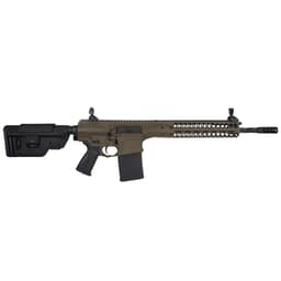 LWRC REPR MKII 7.62x51 16.1" 1:10" 5/8x24 Spiral Fluted Bbl Patriot Brown Side Charge Rifle REPRMKIIR7PBCF16SC